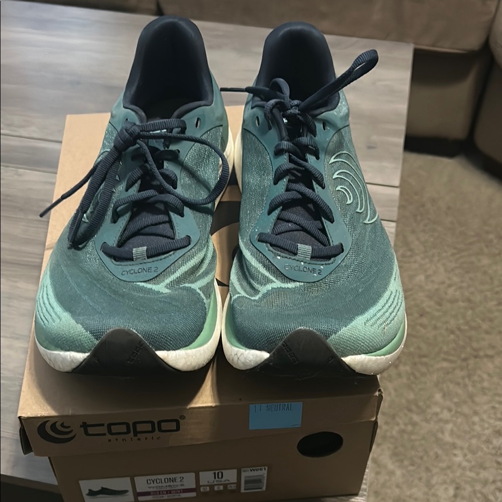 Topo Athletic Cyclone 2 Running Shoes - Teal
